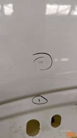 Wing Left Ford Transit V363 Mk8 White Frost White from 2014 – 2