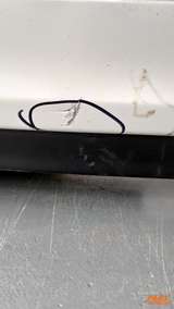 Stoßstange komplett hinten Volvo S60 II Weiß 614 Ice White Solid 2010 - 2018 – 4