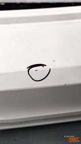 Stoßstange komplett hinten Volvo S60 II Weiß 614 Ice White Solid 2010 - 2018 – 5