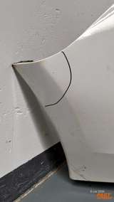 Stoßstange komplett hinten Volvo S60 II Weiß 614 Ice White Solid 2010 - 2018 – 6