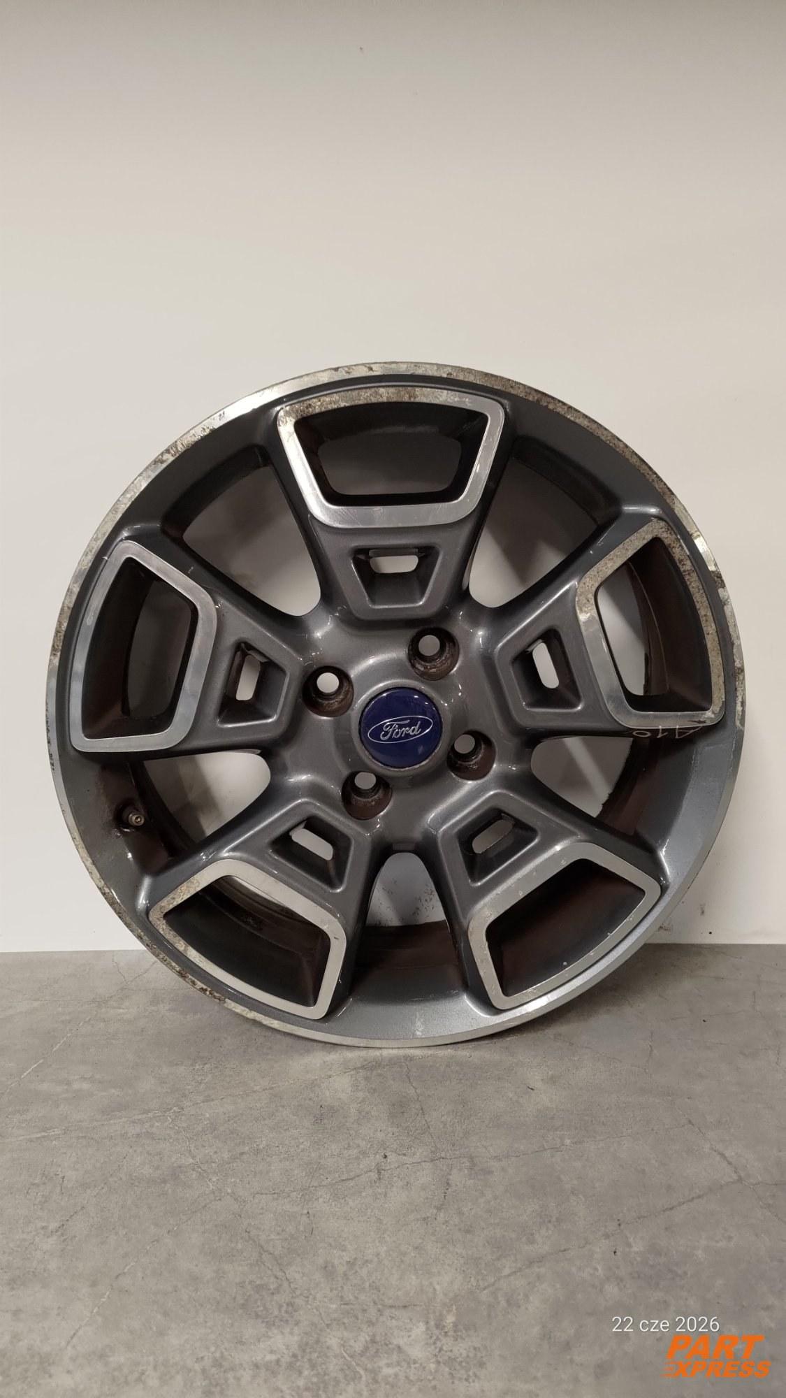 17 Zoll Alufelge Ford EcoSport II JK8 1x 17x6J ET37,5 mit Sensor