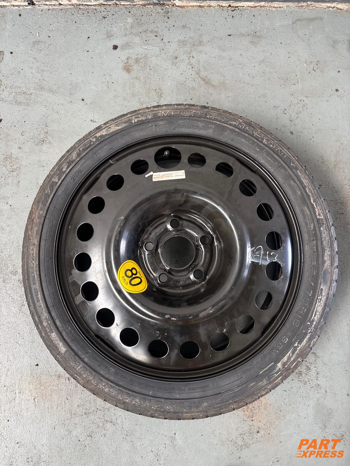 Notrad Ersatzrad Reserverad Opel Mokka 125/70 R16