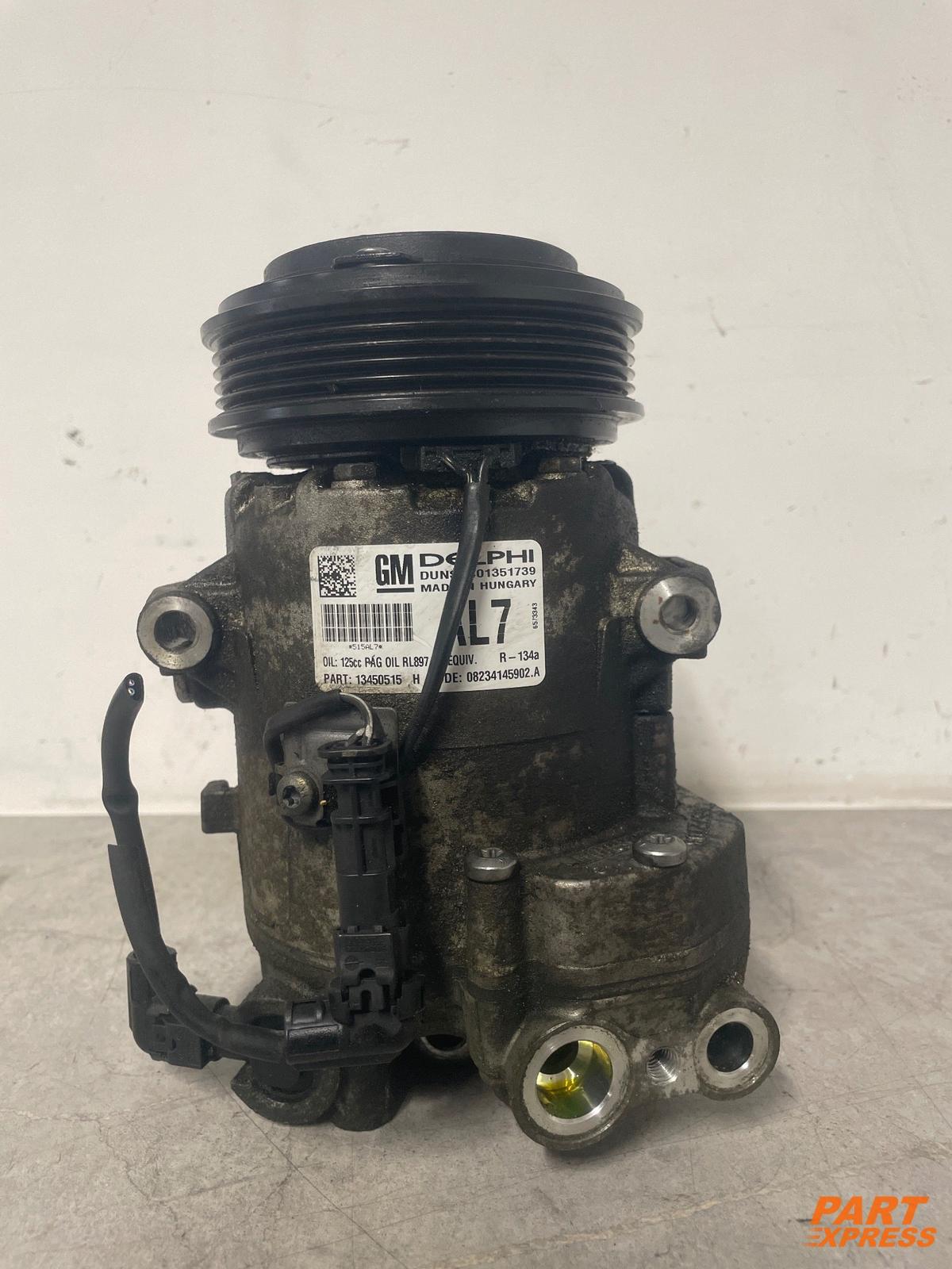 Compresor de aire acondicionado Opel Astra J Corsa Meriva Zafira 1.4 LUJ A14NEL 401351739