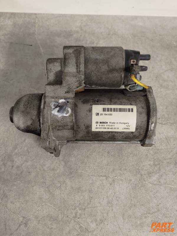 Anlasser B14NET Opel Astra J Mokka 1,4 103KW 25 194 650