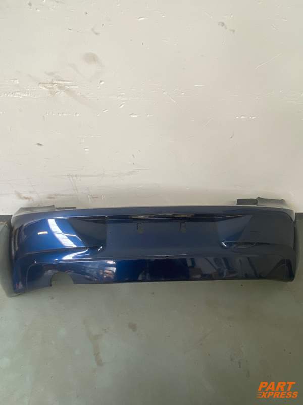 Stoßstange komplett hinten BMW 1er S Blau Tiefseeblau Metallic ORIGINAL