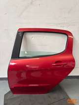 Tür komplett hinten links Peugeot 308 SE T7 Rot Rouge Babylone-LKR 2007 - 2013 – 2