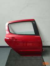 Tür komplett hinten rechts Peugeot 308 SE T7 Rot Rouge Babylone-LKR 2007 - 2013 – 1