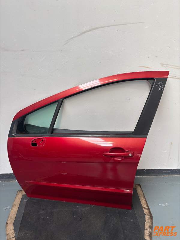 Tür komplett vorne links Peugeot 308 SE T7 Rot Rouge Babylone-LKR 2007 - 2013