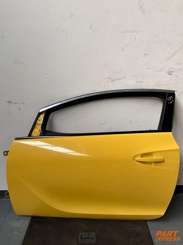 Tür komplett vorne links Opel Astra GTC SRI Gelb Flaming Yellow AJU  2011 - 2018