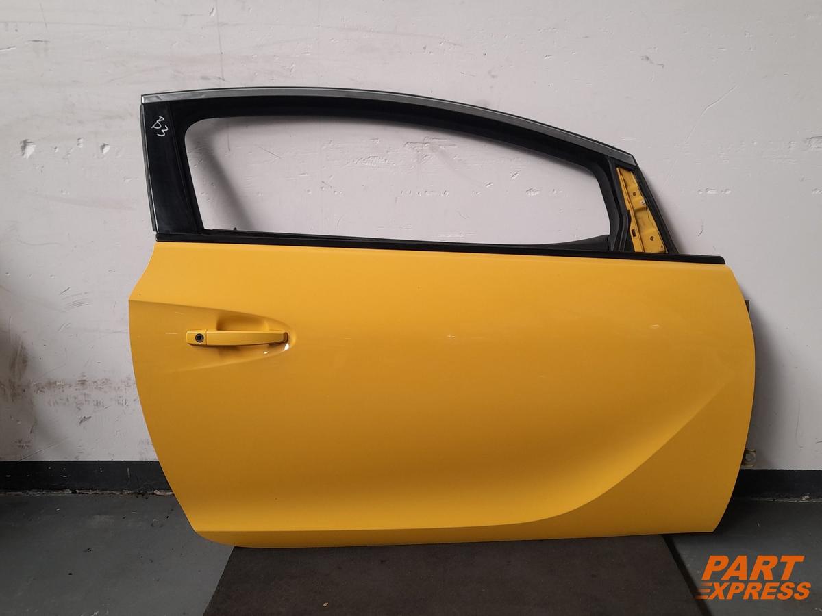 Tür komplett vorne rechts Opel Astra GTC SRI Gelb Flaming Yellow AJU 2011 - 2018