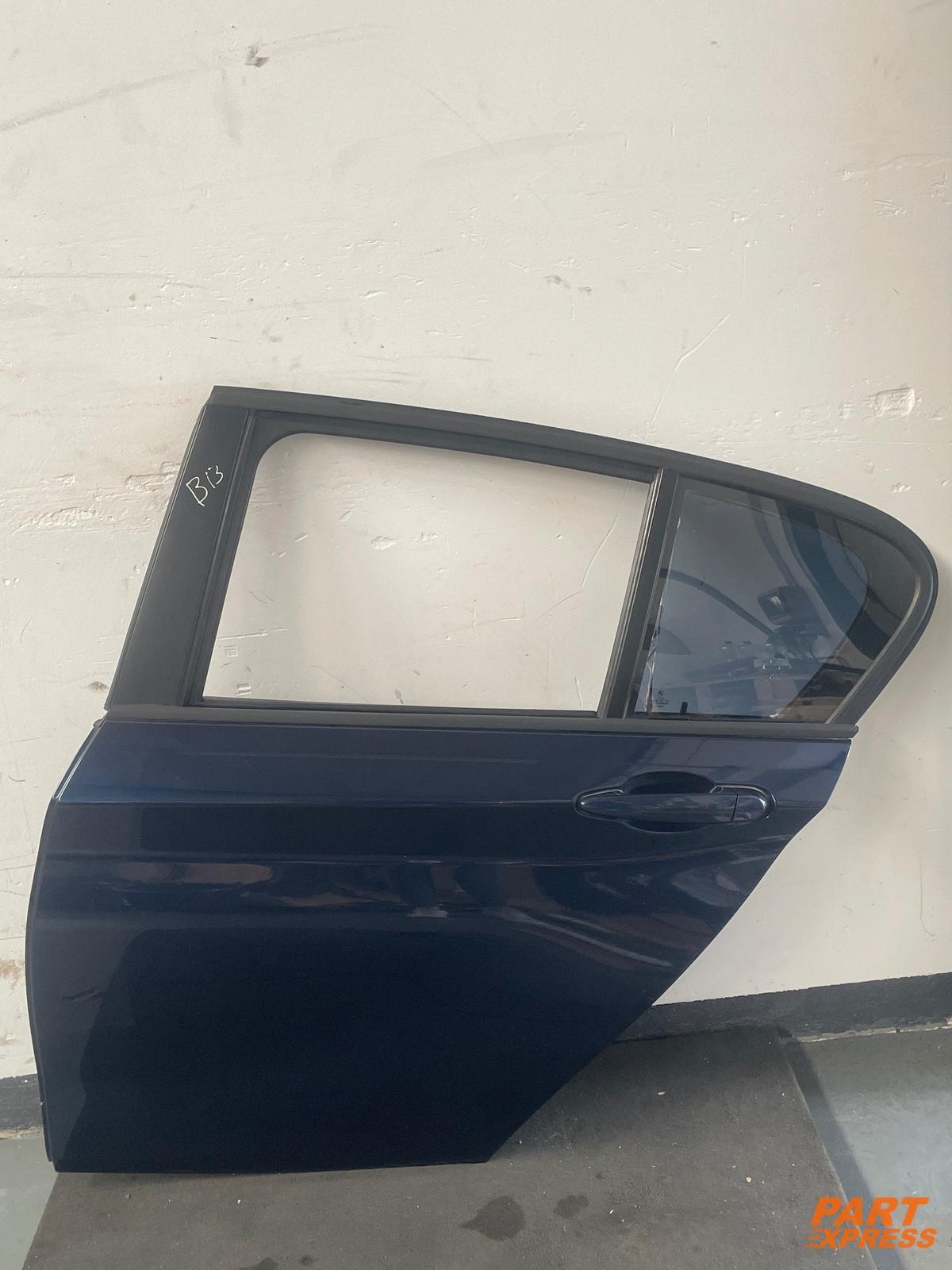Tür komplett hinten links BMW 1er S Blau Tiefseeblau Metallic-A76 2011 - 2019