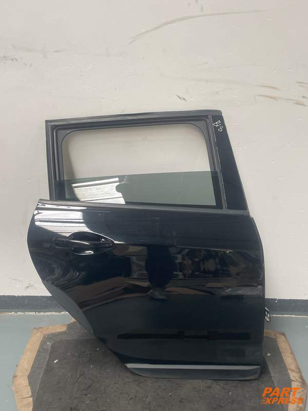 Tür komplett hinten rechts Peugeot 2008 Schwarz Noir Perla Nera-KTV 2013 - 2019