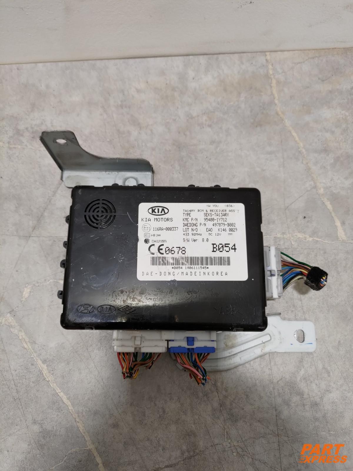 Karosseriesteuergerät BCM Kia Picanto VR TA 2011 - 2017 497879-B002