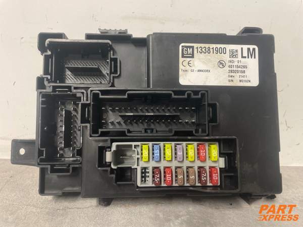 Sicherungsmodul BSI Opel Meriva B 2010 - 2017 13381900
