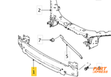 Stoßstangenträger Verstärkung vorne Jaguar XF X250 2007 - 2015 C2Z16686 – 9
