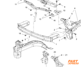 Stoßstangenträger Verstärkung vorne Opel Zafira Tourer C 2011 - 2018 13272552 – 7