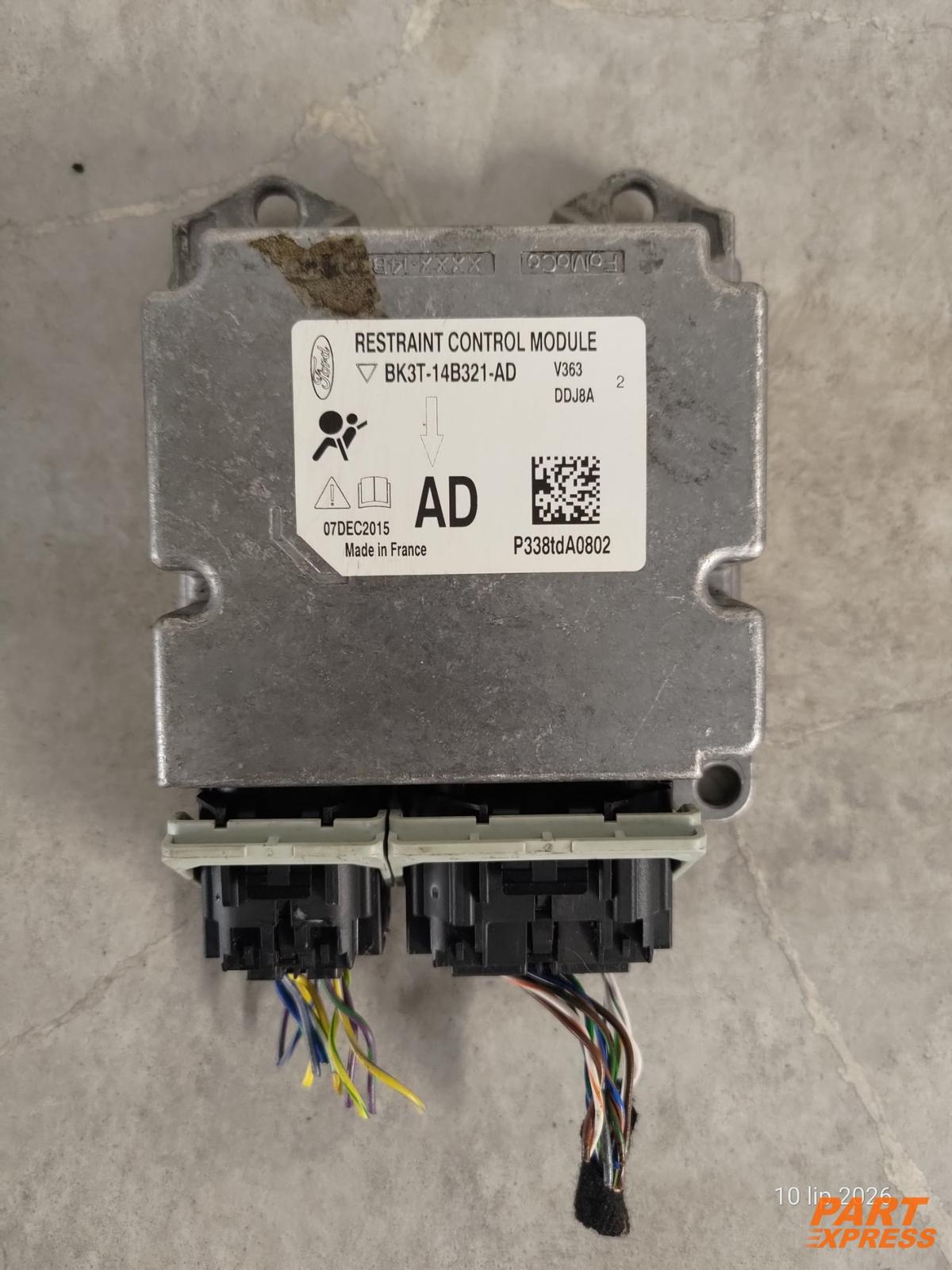 Airbag-Steuergerät Ford Transit V363 Mk8 ab 2014 BK3T 14B321 AD