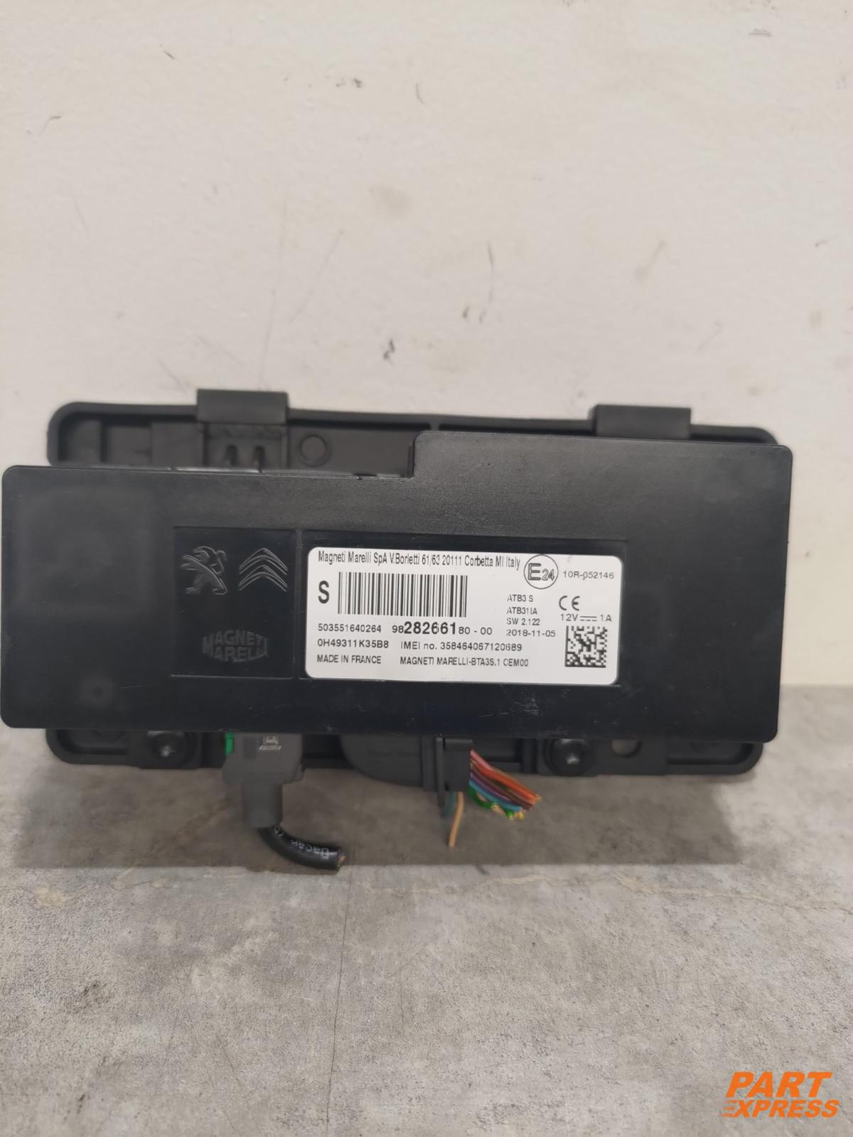 Bluetooth-Steuergerät Peugeot 2008 GT LI A94 (I) 2013 - 2019 9828266180-00