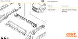 Stoßstange hinten Träger Dacia Sandero ST II 2012 - 2020 756102146R – 2
