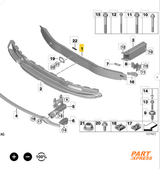 Träger Stoßstange vorne BMW 1 Series S F20 2011 - 2019 51117255393 – 2