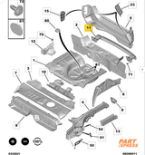 Stoßstange hinten Träger Peugeot 2008 GT LI A94 (I) 2013 - 2019 9678455580 – 2