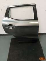 Tür komplett hinten rechts Nissan Qashqai J11 Grau Gun Metallic KAD 2013 - 2021 – 1