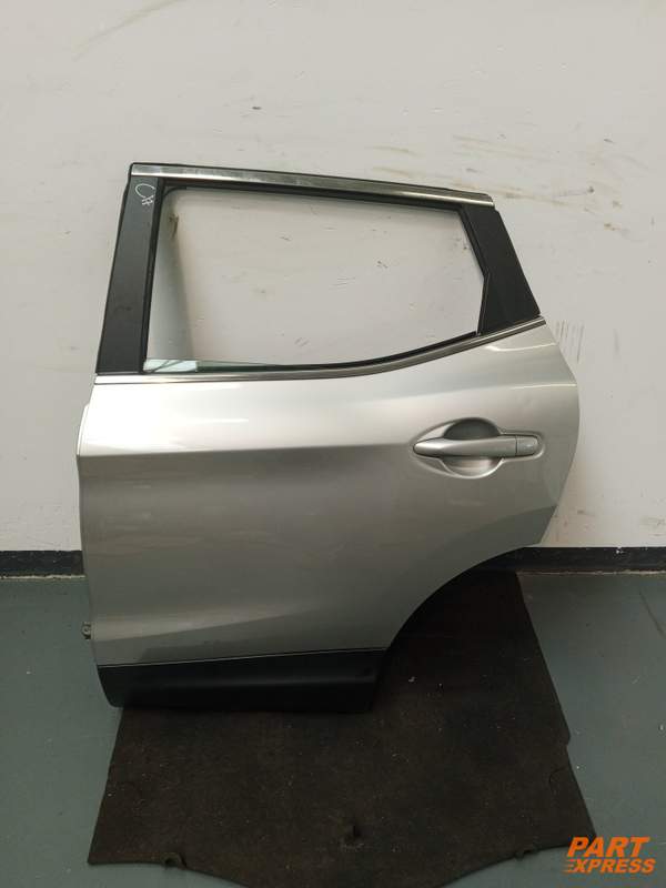 Tür komplett hinten links Nissan Qashqai J11 Silber Blade Silver KY0 2013 - 2021