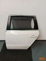 Door Complete Rear Left VW Passat B7 Kombi White B4 Candy Weiß 2010 - 2015 – 2