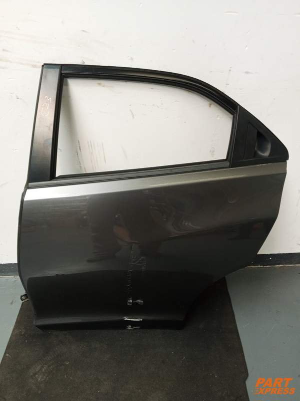 Tür komplett hinten links Honda Civic Mk9 Fließheck Grau Pol Metal NH737M 2012 -