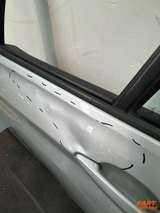 Tür komplett hinten links BMW 3er F30 Glaciersilber Metallic A83 2011 - 2019 – 5