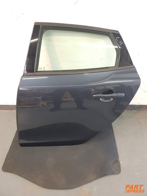 Tür komplett hinten links Volvo V40 II Blau 72300 Denim Blue 2012 - 2019