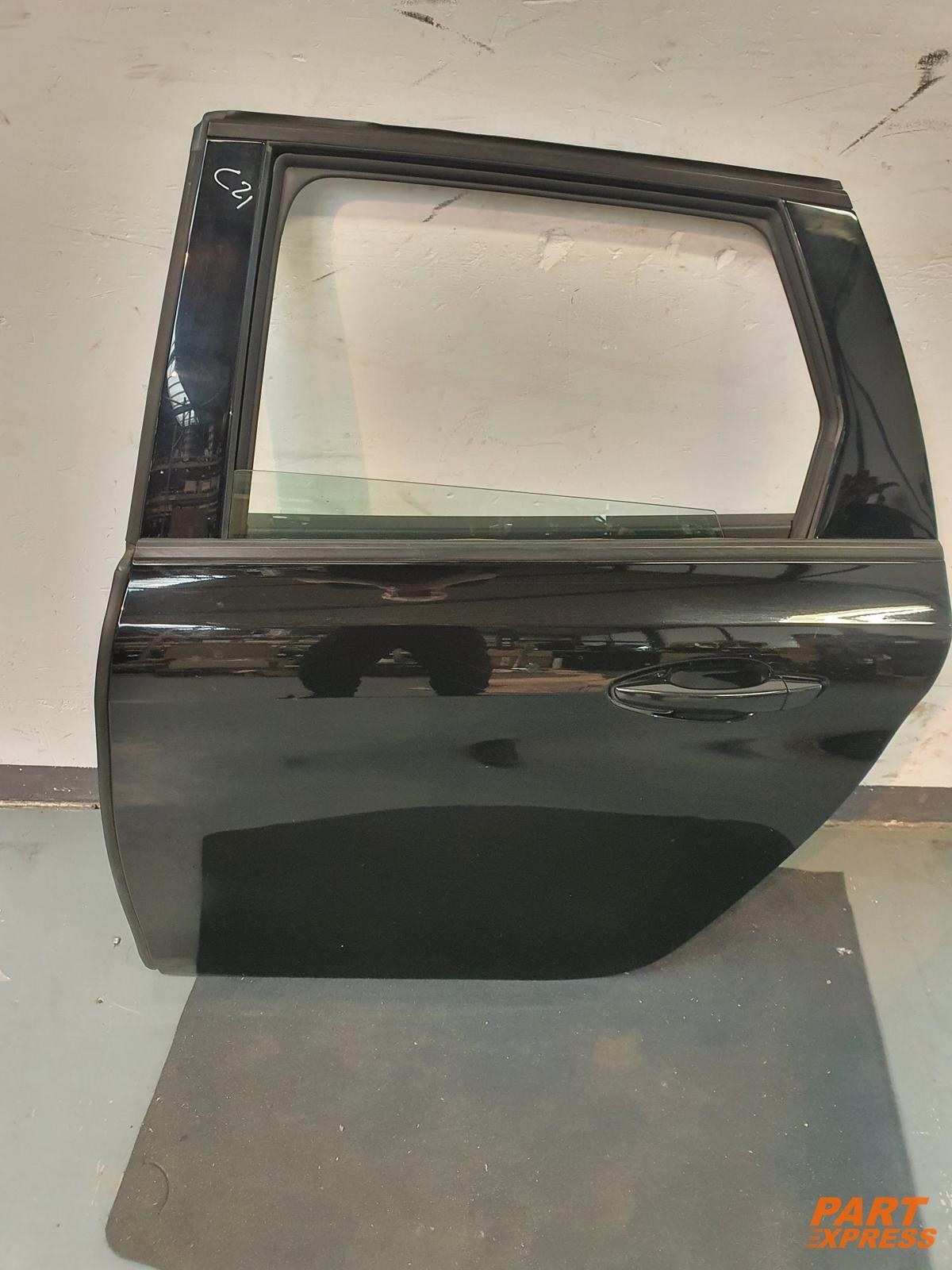 Tür komplett hinten links Peugeot 308 II Kombi KTV Schwarz Perla Nera 2013 -