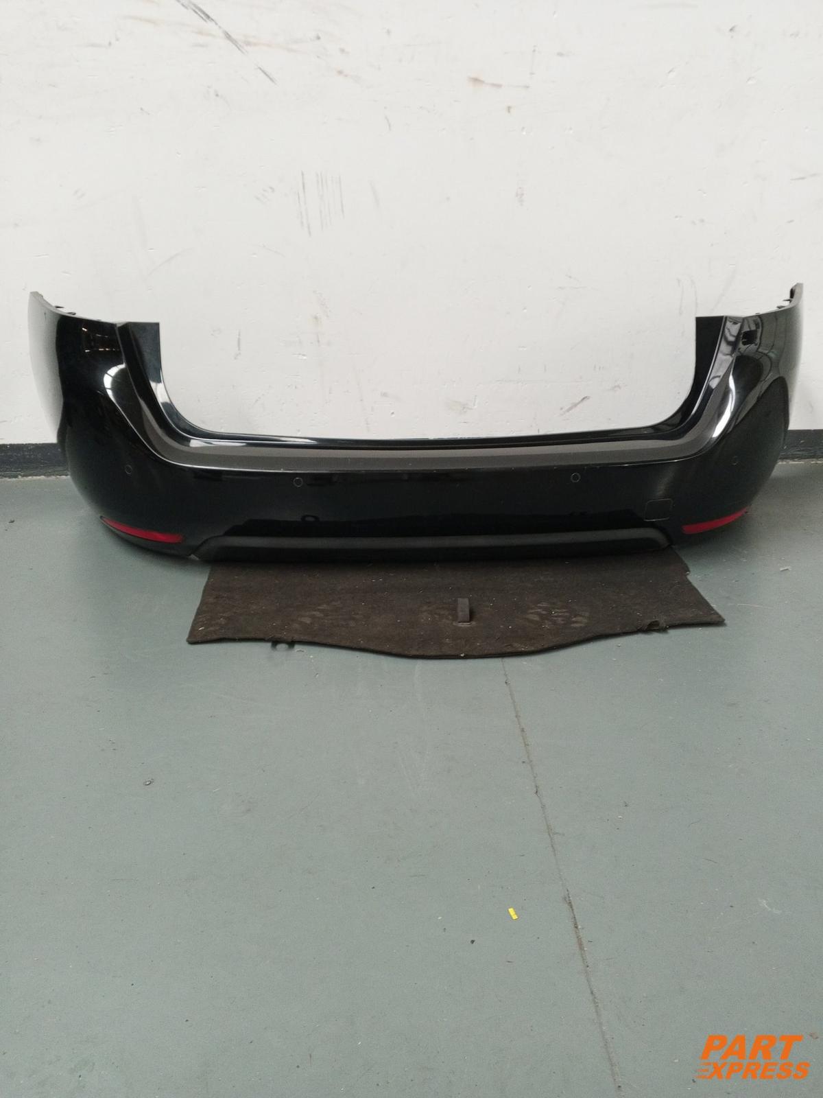 Zderzak kompletny tył Peugeot 308 II Kombi KTV Czarny Perla Nera 2013 -