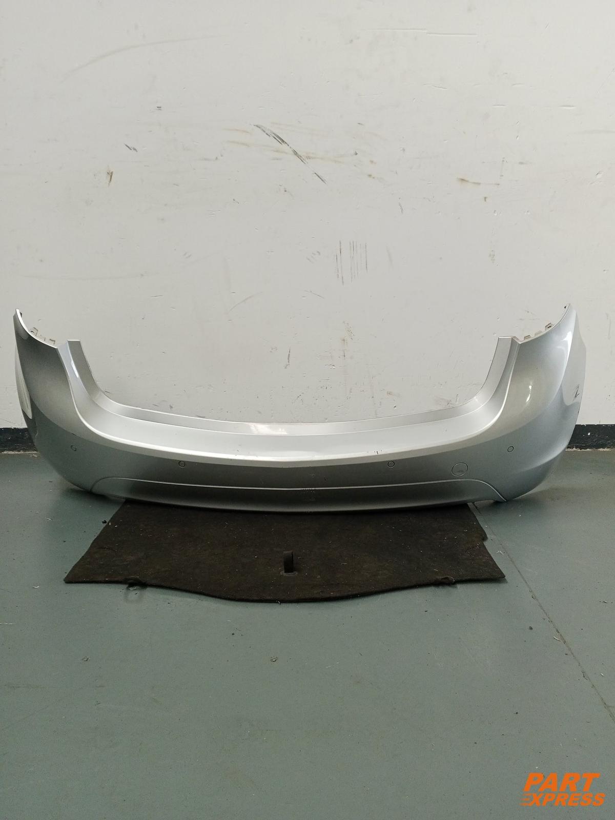 Complete Rear Bumper Opel Meriva B Silver 2AU Star Silver III 2010 - 2017