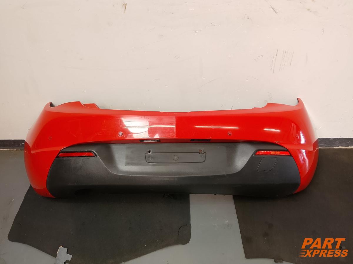 Paragolpes completo trasero Opel Astra J GTC J Rojo GBH Power Rot 2011 - 2018