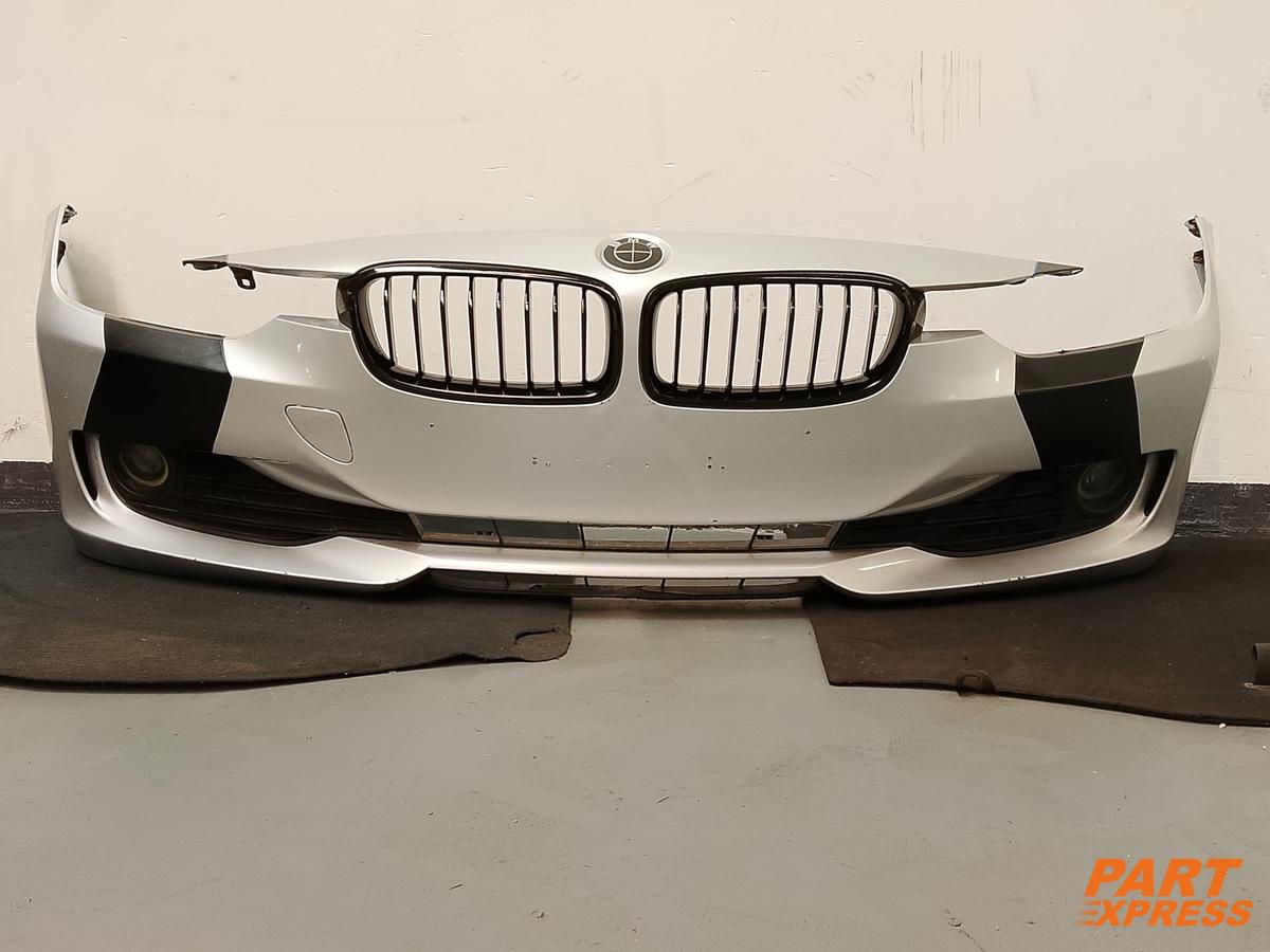 Pare-chocs avant complet BMW 3er F30 Glaciersilber Metallic A83 2011 - 2019