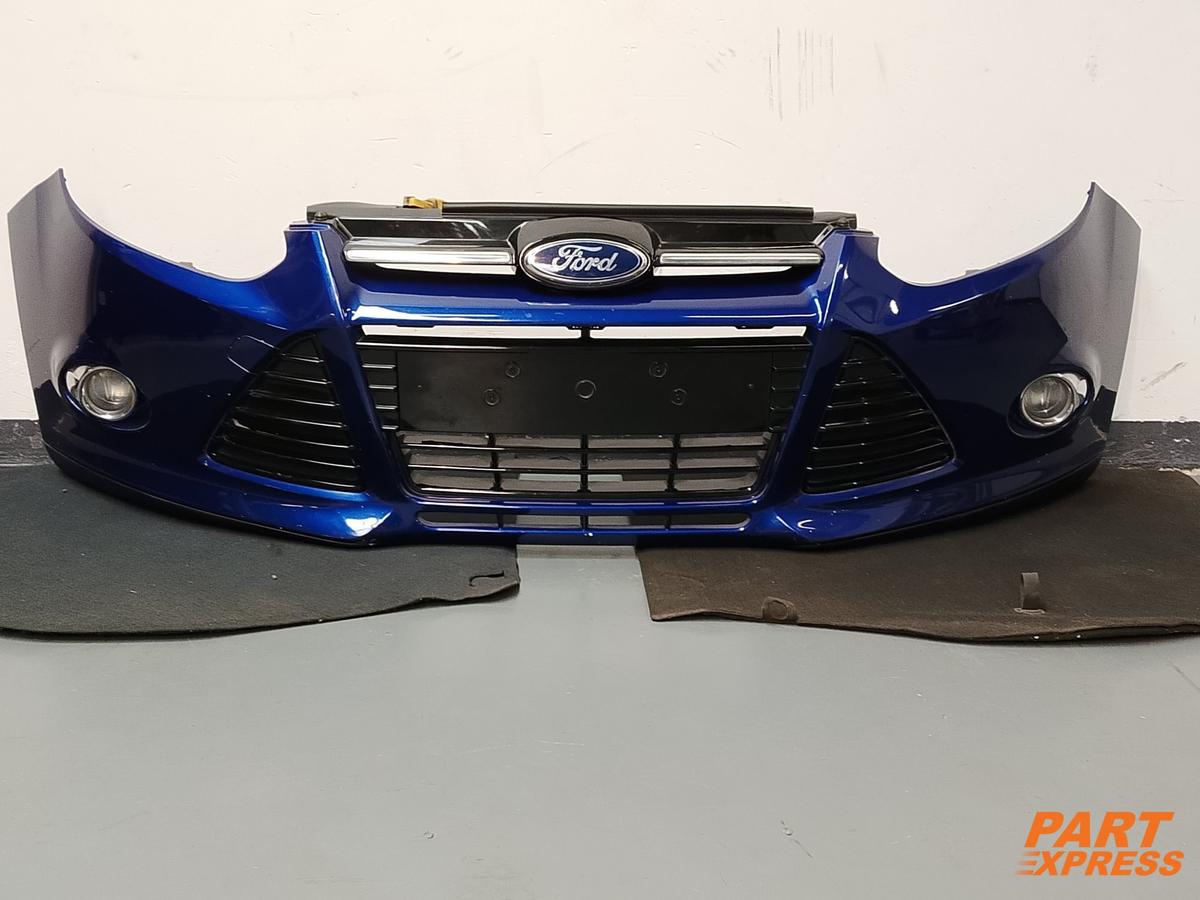 Pare-chocs complet avant Ford Focus Mk3 Bleu Indic-Bleu Metallic 2011 - 2015