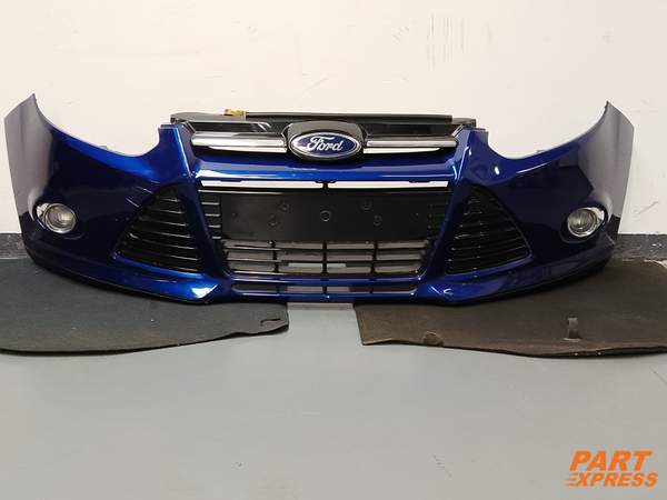 Stoßstange komplett vorne Ford Focus Mk3 Blau Indic-Blau Metallic 2011 - 2015