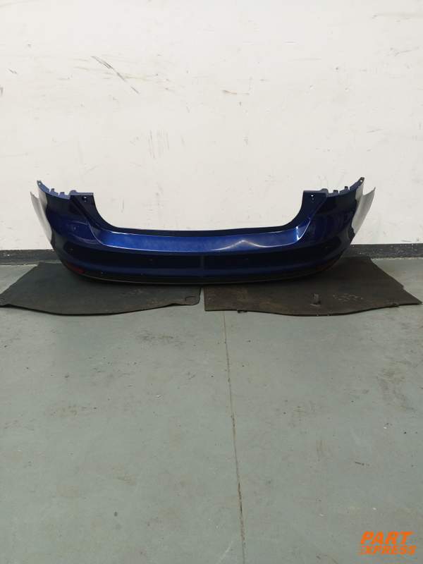 Stoßstange komplett hinten Ford Focus Mk3 Blau Indic-Blau Metallic 2011 - 2015