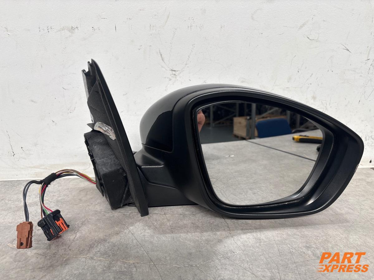 Außenspiegel rechts Peugeot 308 II T9 Schwarz KTV Perla Nera 2013-2021 E20312230