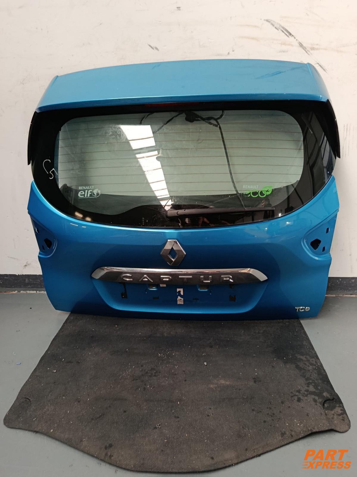 Hayon Coffre Renault Captur Mk1 Bleu Pazifik Bleu 2013 - 2019