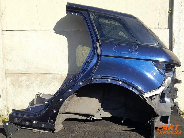 Seitenwand links komplett Land Rover Range Rover Evoque Blau Dark Sapphire 2011