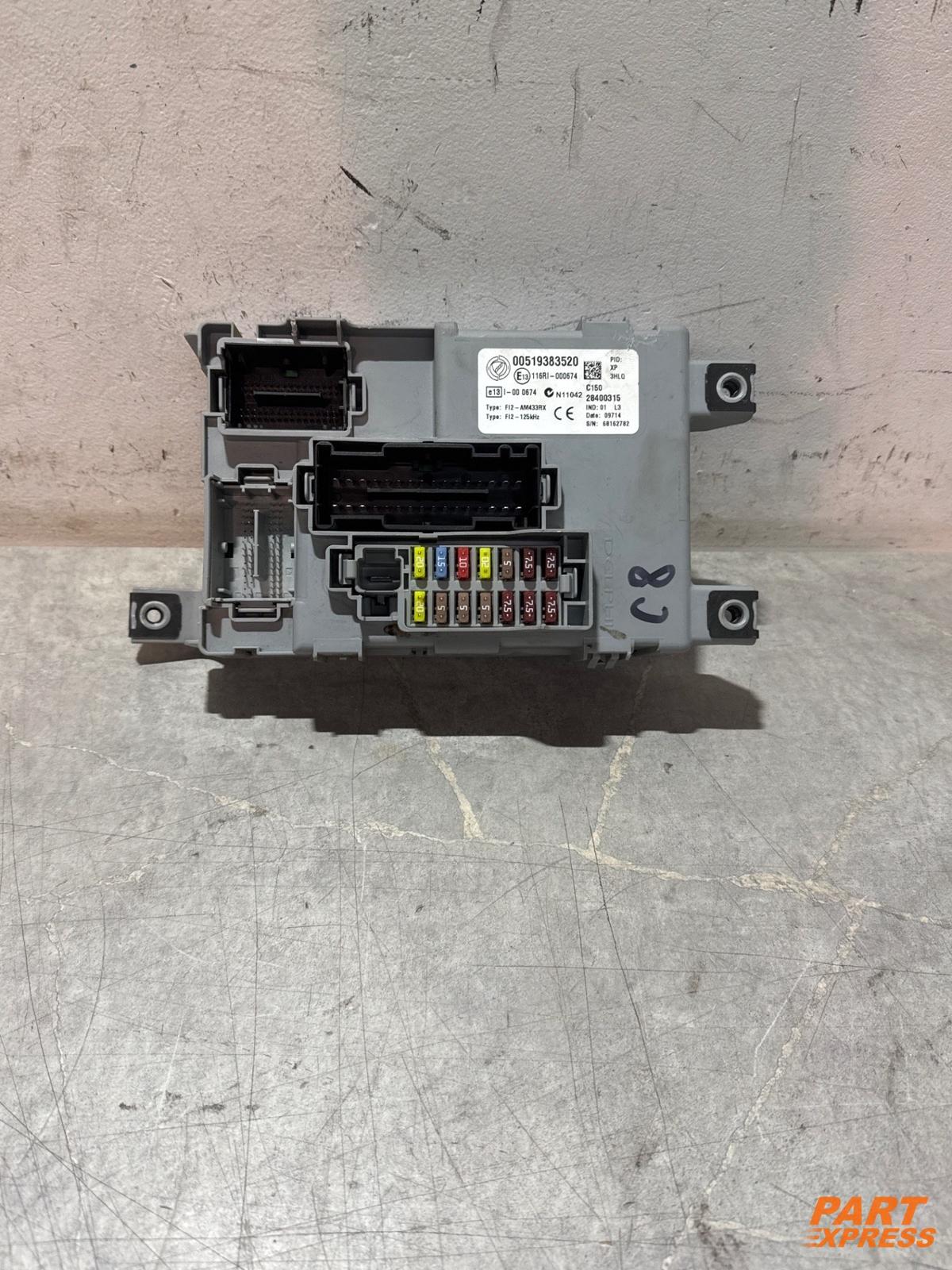 Sicherungsmodul BSI BCM Opel Combo D 2011 - 2018 00519383520