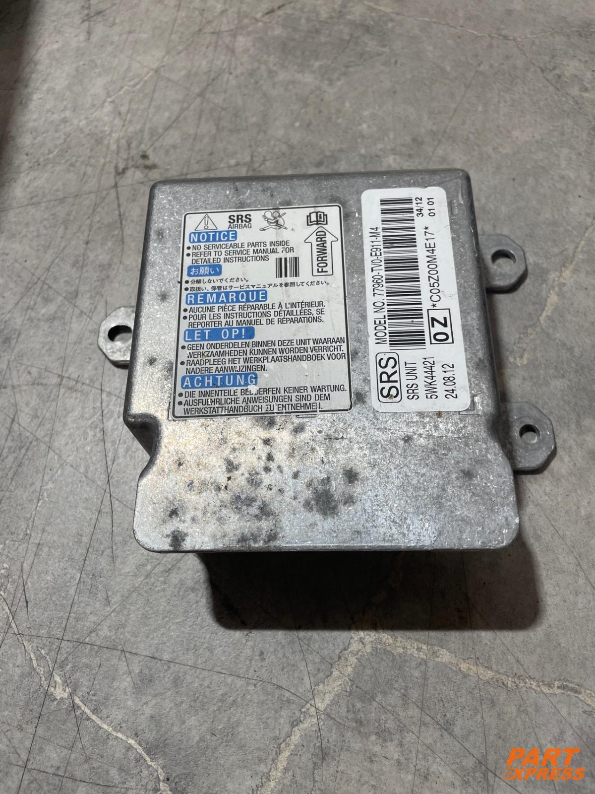 Airbag Control Unit Honda Civic FK2 Mk9 2012 - 2017 77960TV0E911M4