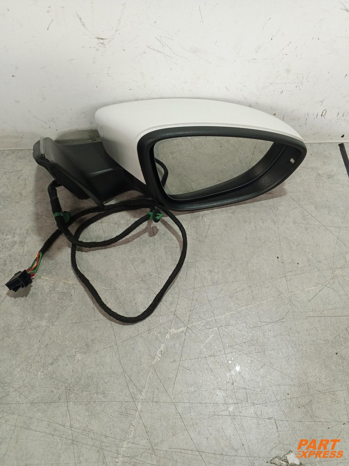 Wing Mirror Right Complete VW Passat B7 White B4 Candy Weiß 2010 - 2015 021005