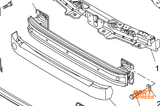 Stoßstange Träger vorne Opel Combo D 2011 - 2018 95509378 – 7