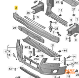 Stoßstange vorne Träger Audi A5 8T 2007 - 2016 8K0807113D – 8