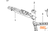 Front Bumper Crossmember Opel Meriva B 2010 - 2017 13308946 – 6