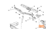Support de Serrure Opel Zafira Tourer C 2011 - 2019 13300780 – 6