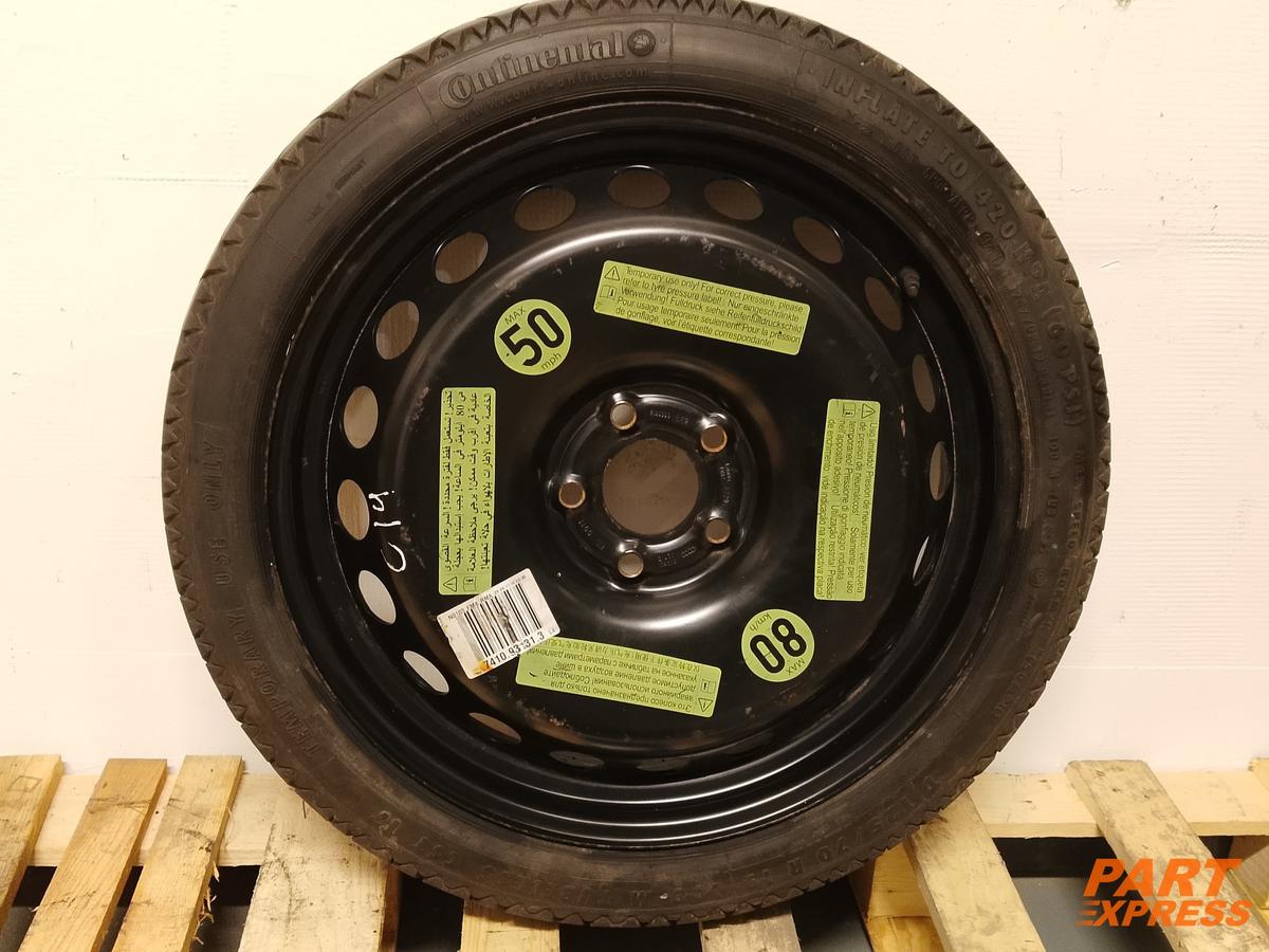 Ruota di Scorta Notrad Audi A5 8T 2007 - 2016 125/70 17 zoll Continental